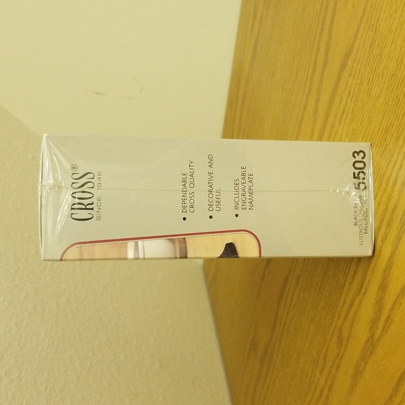 Cross BlackBase/Lustrous Chrome Ball Point Pen 5503 - Picture 4 of 6